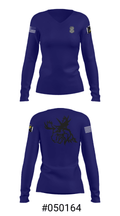 SPD TACTICAL RESPONSE TEAM 13504986 Women's Long Sleeve V-neck Shirt - 37
