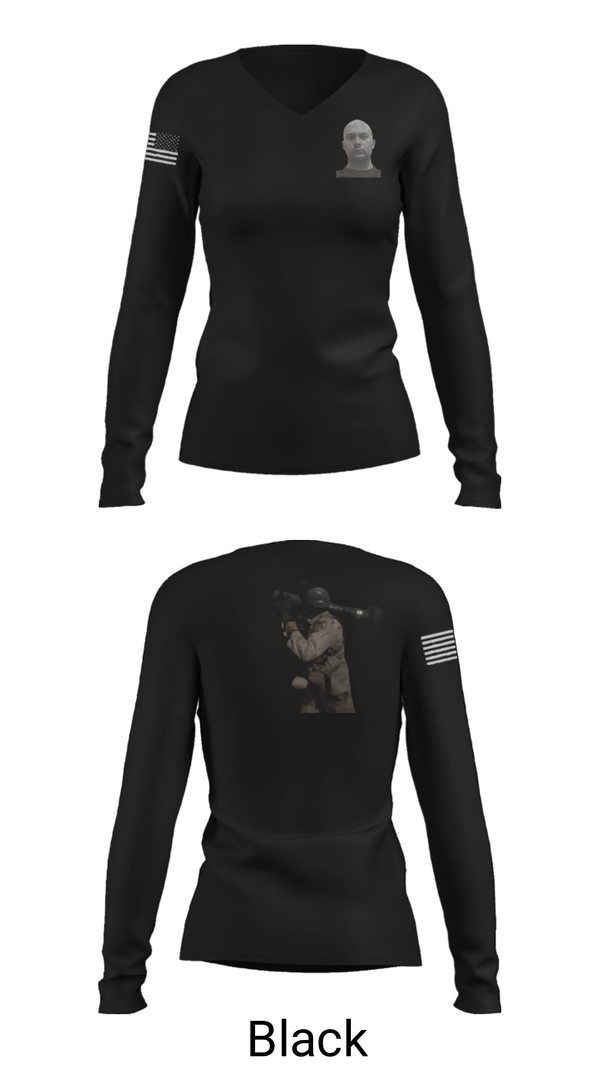 Women's Long Sleeve Vneck Shirt, , Army, Teamtime, Team time, sublimation, custom sports apparel, team uniforms, spirit wear, spiritwear, sports uniforms, custom shirts, team store, custom team store, fundraiser sports, apparel fundraiser