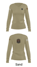 128th Air Control Squadron 4875965 Women's Long Sleeve V-neck Shirt - 42