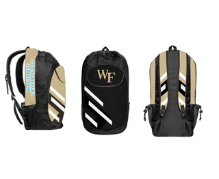 Gear Bag, Wake Forest University Golf, Golf, Teamtime, Team time, sublimation, custom sports apparel, team uniforms, spirit wear, spiritwear, sports uniforms, custom shirts, team store, custom team store, fundraiser sports, apparel fundraiser