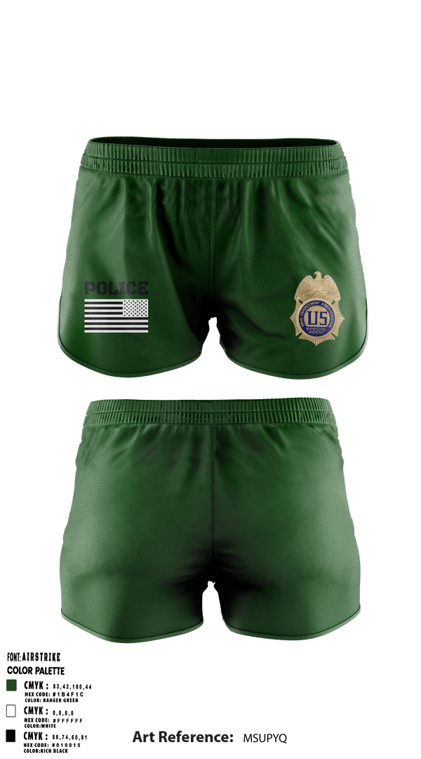 Ranger Panties, , Police, Teamtime, Team time, sublimation, custom sports apparel, team uniforms, spirit wear, spiritwear, sports uniforms, custom shirts, team store, custom team store, fundraiser sports, apparel fundraiser