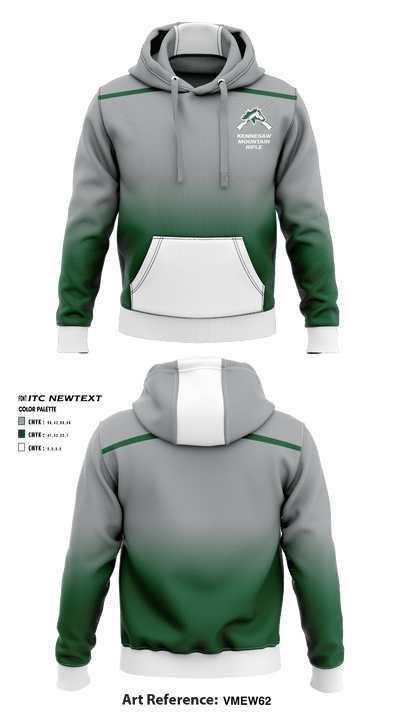 Kennesaw Mountain High School Rifle 35351199 Hoodie - 3
