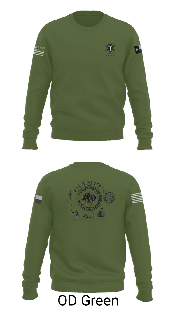 Crew Neck Sweatshirt, 3-133 FA, Army, Teamtime, Team time, sublimation, custom sports apparel, team uniforms, spirit wear, spiritwear, sports uniforms, custom shirts, team store, custom team store, fundraiser sports, apparel fundraiser