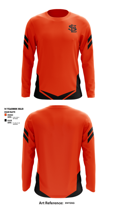 Saint Louis Park High School Gymnastics 4669431 Long Sleeve Performance Shirt - 1