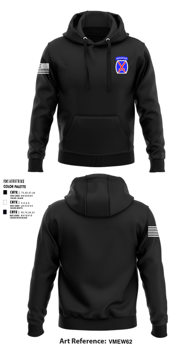 10th Mountain Division 62938119 Hoodie - 1