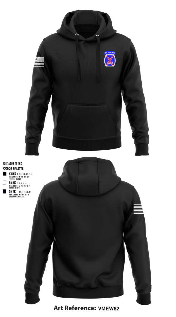 Hoodie, 10th Mountain Division, Army, Teamtime, Team time, sublimation, custom sports apparel, team uniforms, spirit wear, spiritwear, sports uniforms, custom shirts, team store, custom team store, fundraiser sports, apparel fundraiser