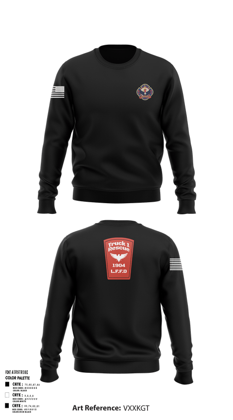 Crew Neck Sweatshirt, , Fire Department, Teamtime, Team time, sublimation, custom sports apparel, team uniforms, spirit wear, spiritwear, sports uniforms, custom shirts, team store, custom team store, fundraiser sports, apparel fundraiser