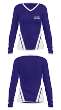 Westerly Bulldogs 34109331 Women's Long Sleeve V-neck Shirt - 25