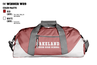 Duffle Bag, Lakeland Senior High School, Spirit Store, Teamtime, Team time, sublimation, custom sports apparel, team uniforms, spirit wear, spiritwear, sports uniforms, custom shirts, team store, custom team store, fundraiser sports, apparel fundraiser