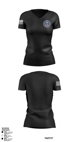 Women's Short Sleeve Vneck Shirt, , Police, Teamtime, Team time, sublimation, custom sports apparel, team uniforms, spirit wear, spiritwear, sports uniforms, custom shirts, team store, custom team store, fundraiser sports, apparel fundraiser