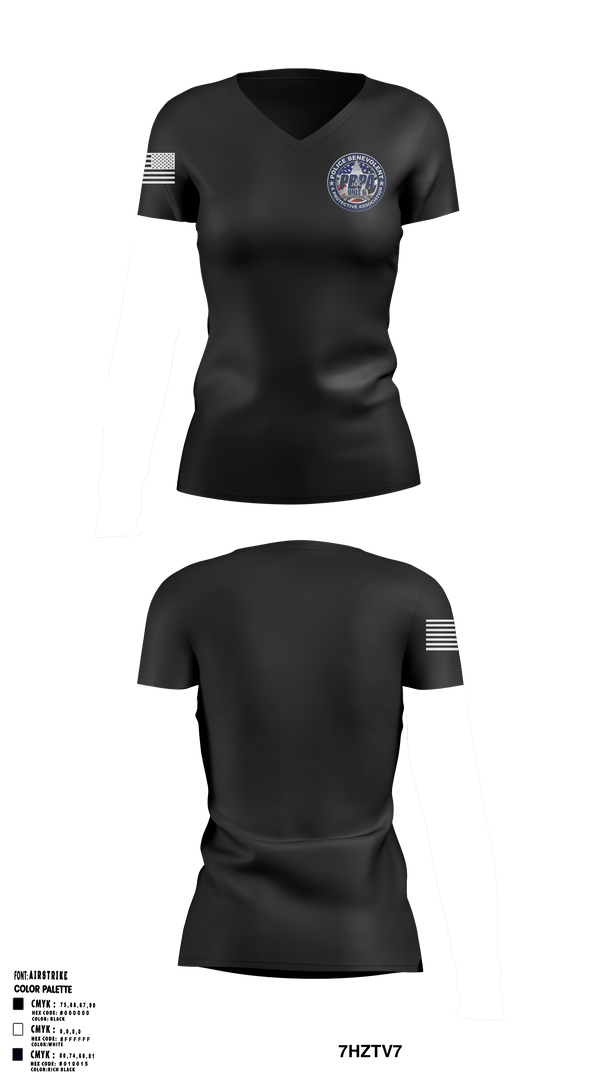 Women's Short Sleeve Vneck Shirt, , Police, Teamtime, Team time, sublimation, custom sports apparel, team uniforms, spirit wear, spiritwear, sports uniforms, custom shirts, team store, custom team store, fundraiser sports, apparel fundraiser