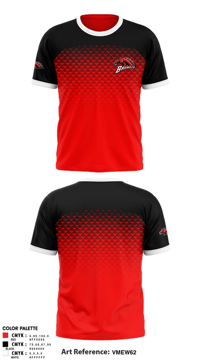 Union Grove High School Cheer 8056600 Short Sleeve Performance Shirt - 1
