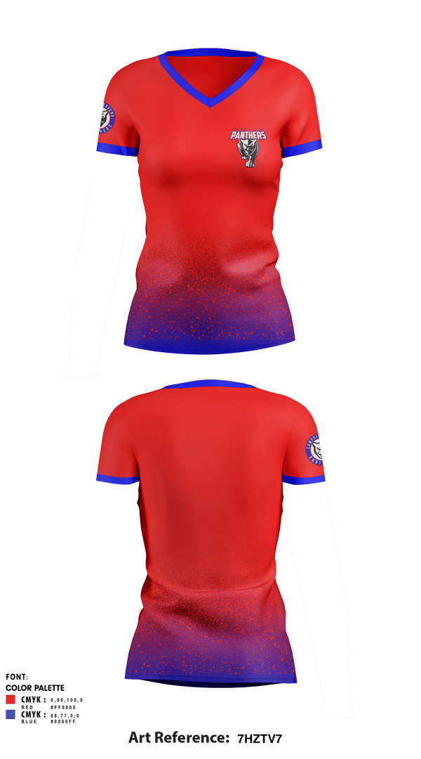 Women's Short Sleeve Vneck Shirt, Campbell-Savona Senior High School Track, Track & Field, Teamtime, Team time, sublimation, custom sports apparel, team uniforms, spirit wear, spiritwear, sports uniforms, custom shirts, team store, custom team store, fundraiser sports, apparel fundraiser