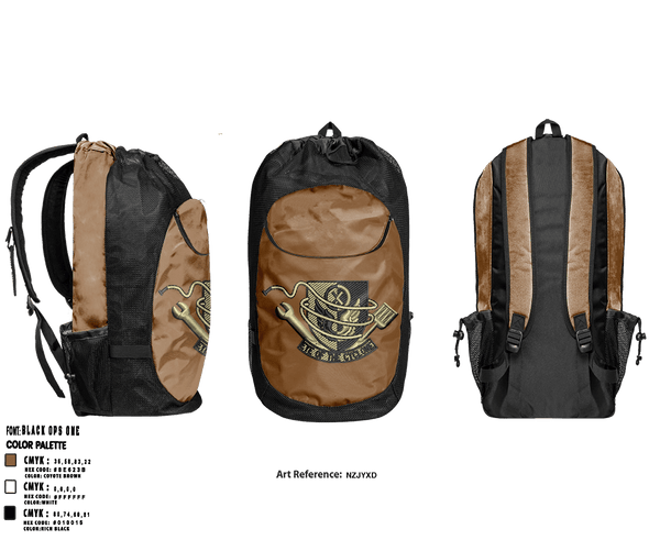 Gear Bag, 1438th CTC, National Guard, Teamtime, Team time, sublimation, custom sports apparel, team uniforms, spirit wear, spiritwear, sports uniforms, custom shirts, team store, custom team store, fundraiser sports, apparel fundraiser