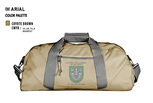 Duffle Bag, MID 1-10 SFG (A), Army, Teamtime, Team time, sublimation, custom sports apparel, team uniforms, spirit wear, spiritwear, sports uniforms, custom shirts, team store, custom team store, fundraiser sports, apparel fundraiser