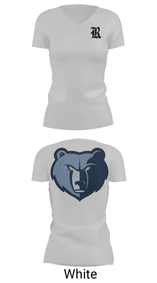 Women's Short Sleeve Vneck Shirt, Riverbank High School, Baseball, Teamtime, Team time, sublimation, custom sports apparel, team uniforms, spirit wear, spiritwear, sports uniforms, custom shirts, team store, custom team store, fundraiser sports, apparel fundraiser