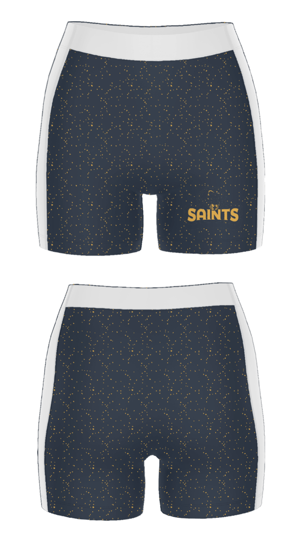 Women's Compression Shorts, John Paul II Catholic High School Basketball, Women's Basketball, Teamtime, Team time, sublimation, custom sports apparel, team uniforms, spirit wear, spiritwear, sports uniforms, custom shirts, team store, custom team store, fundraiser sports, apparel fundraiser