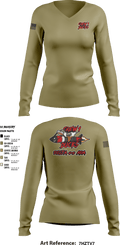 Delta 4-5 58559779 Women's Long Sleeve V-neck Shirt - 7