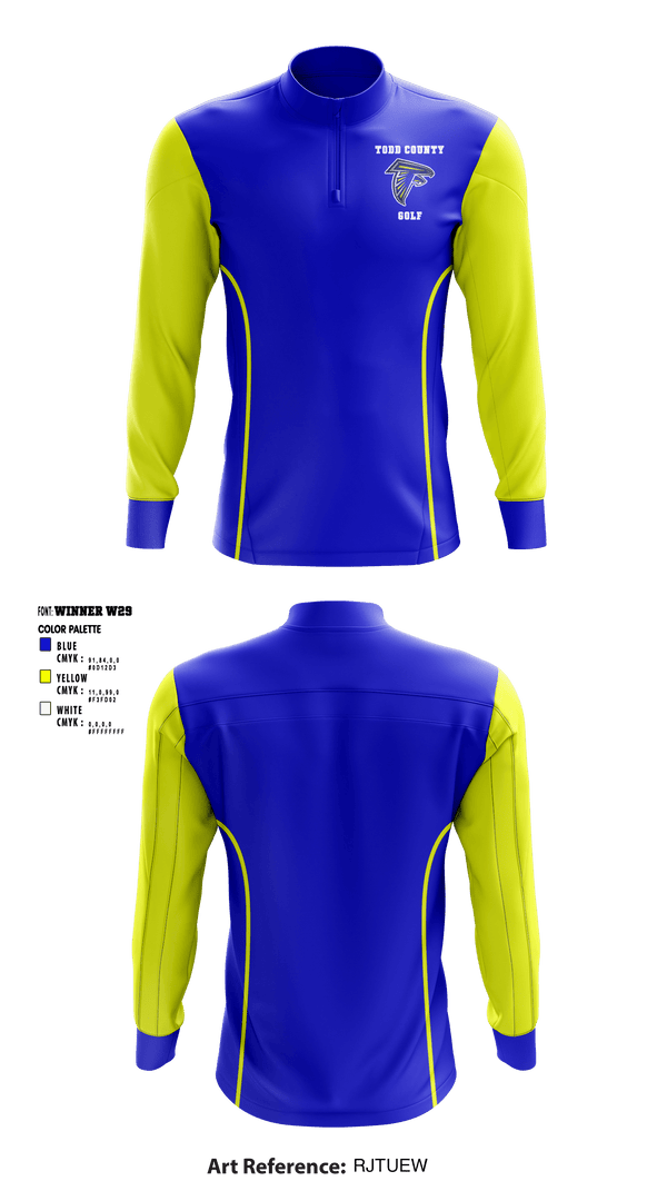 Quarter Zip Jacket, Todd County High School Golf, Golf, Teamtime, Team time, sublimation, custom sports apparel, team uniforms, spirit wear, spiritwear, sports uniforms, custom shirts, team store, custom team store, fundraiser sports, apparel fundraiser