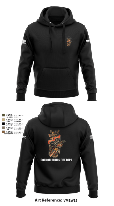 CBFD tac medics 89329509 Hoodie - 1