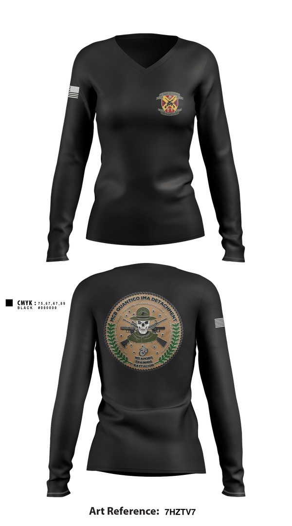 Women's Long Sleeve Vneck Shirt, , Army, Teamtime, Team time, sublimation, custom sports apparel, team uniforms, spirit wear, spiritwear, sports uniforms, custom shirts, team store, custom team store, fundraiser sports, apparel fundraiser