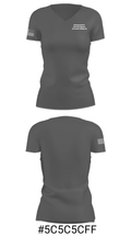 Independent School (Upper School) Volleyball 38532551 Women's Short Sleeve V-neck Shirt - 22
