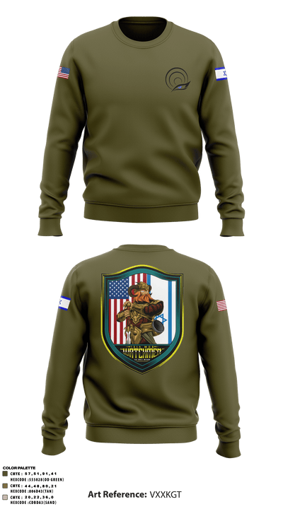 13th Missile Defense Battery 67217504 Crew Neck Sweatshirt - 4
