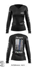 SDRPA 9691441 Women's Long Sleeve V-neck Shirt - 4