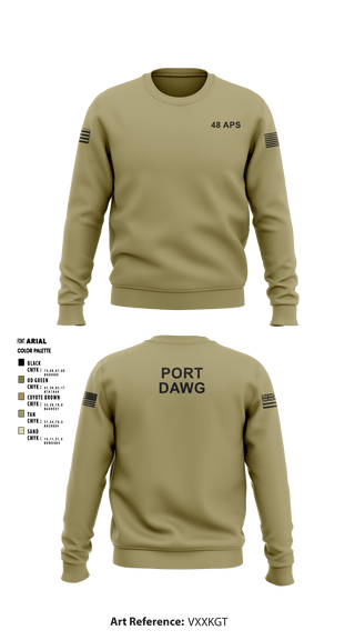 Crew Neck Sweatshirt, , Air Force, Teamtime, Team time, sublimation, custom sports apparel, team uniforms, spirit wear, spiritwear, sports uniforms, custom shirts, team store, custom team store, fundraiser sports, apparel fundraiser
