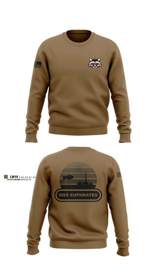 Crew Neck Sweatshirt, B-114, Army, Teamtime, Team time, sublimation, custom sports apparel, team uniforms, spirit wear, spiritwear, sports uniforms, custom shirts, team store, custom team store, fundraiser sports, apparel fundraiser