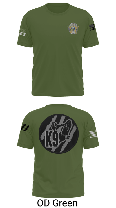 Wayne County K9 Team 22596021 Short Sleeve Performance Shirt - 30
