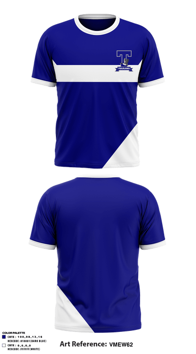 Tulelake High School 93178853 Short Sleeve Performance Shirt - 1