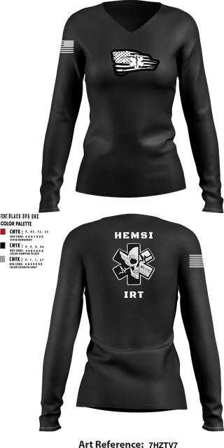 Women's Long Sleeve Vneck Shirt, , Fire Department, Teamtime, Team time, sublimation, custom sports apparel, team uniforms, spirit wear, spiritwear, sports uniforms, custom shirts, team store, custom team store, fundraiser sports, apparel fundraiser