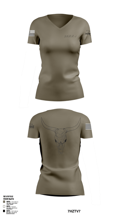 Texas Parole 87330435 Women's Short Sleeve V-neck Shirt - 1