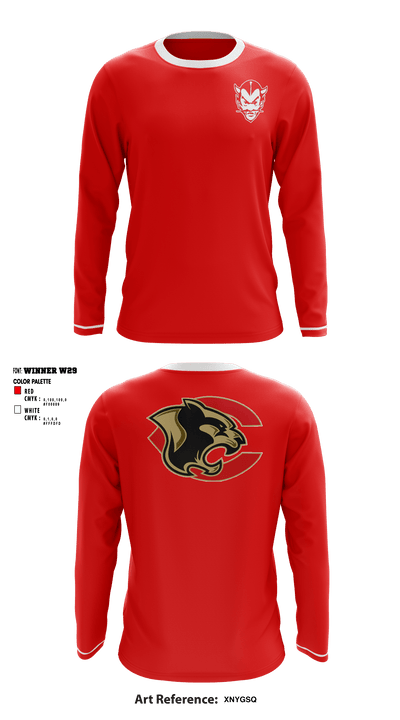 Rustburg Middle School Volleyball 58301954 Long Sleeve Performance Shirt - 1