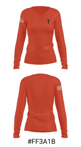 Women's Long Sleeve Vneck Shirt, Columbus East High School Basketball, Women's Basketball, Teamtime, Team time, sublimation, custom sports apparel, team uniforms, spirit wear, spiritwear, sports uniforms, custom shirts, team store, custom team store, fundraiser sports, apparel fundraiser