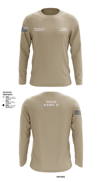 Valhalla Airsoft 98104221 Long Sleeve Performance Shirt - 1