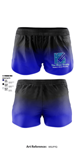 Women's Shorts, The Glass Geeks, , Teamtime, Team time, sublimation, custom sports apparel, team uniforms, spirit wear, spiritwear, sports uniforms, custom shirts, team store, custom team store, fundraiser sports, apparel fundraiser