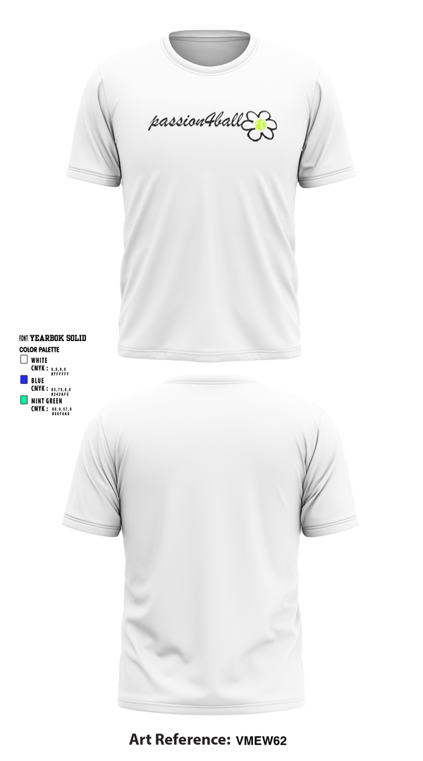Short Sleeve Performance Shirt, Passion4ball, Tennis, Teamtime, Team time, sublimation, custom sports apparel, team uniforms, spirit wear, spiritwear, sports uniforms, custom shirts, team store, custom team store, fundraiser sports, apparel fundraiser