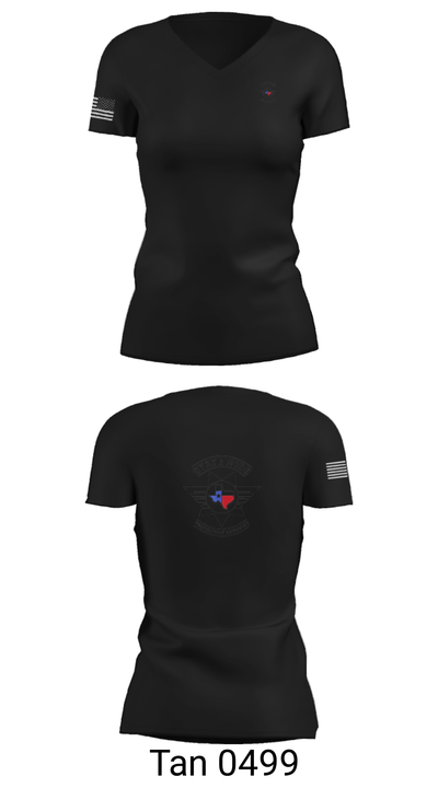 Statewide Protective Services 12538999 Women's Short Sleeve V-neck Shirt - 23