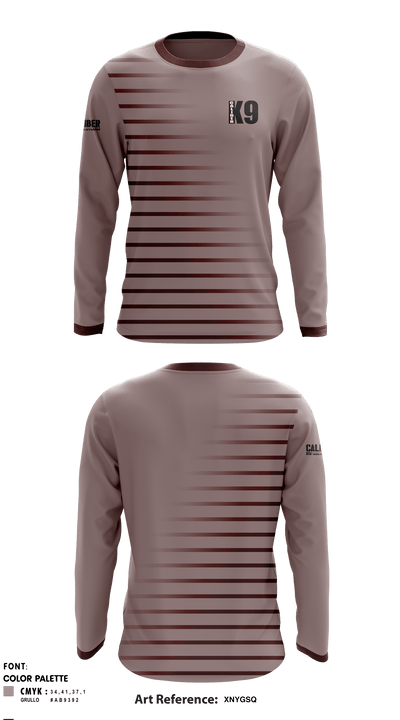 Caliber K9 Solutions LLC 17607172 Long Sleeve Performance Shirt - 1