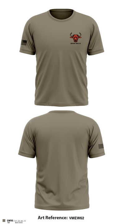 Bravo Bulls 68616846 Short Sleeve Performance Shirt - 2