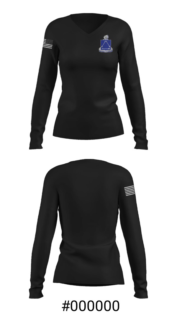 Women's Long Sleeve Vneck Shirt, , National Guard, Teamtime, Team time, sublimation, custom sports apparel, team uniforms, spirit wear, spiritwear, sports uniforms, custom shirts, team store, custom team store, fundraiser sports, apparel fundraiser