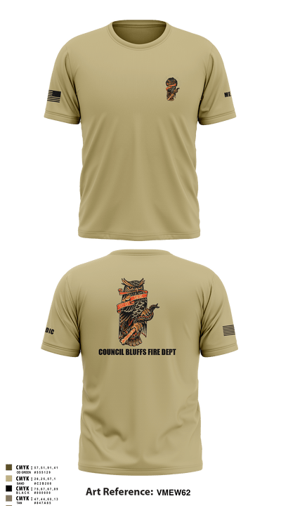 CBFD tac medics 89329509 Short Sleeve Performance Shirt - 4