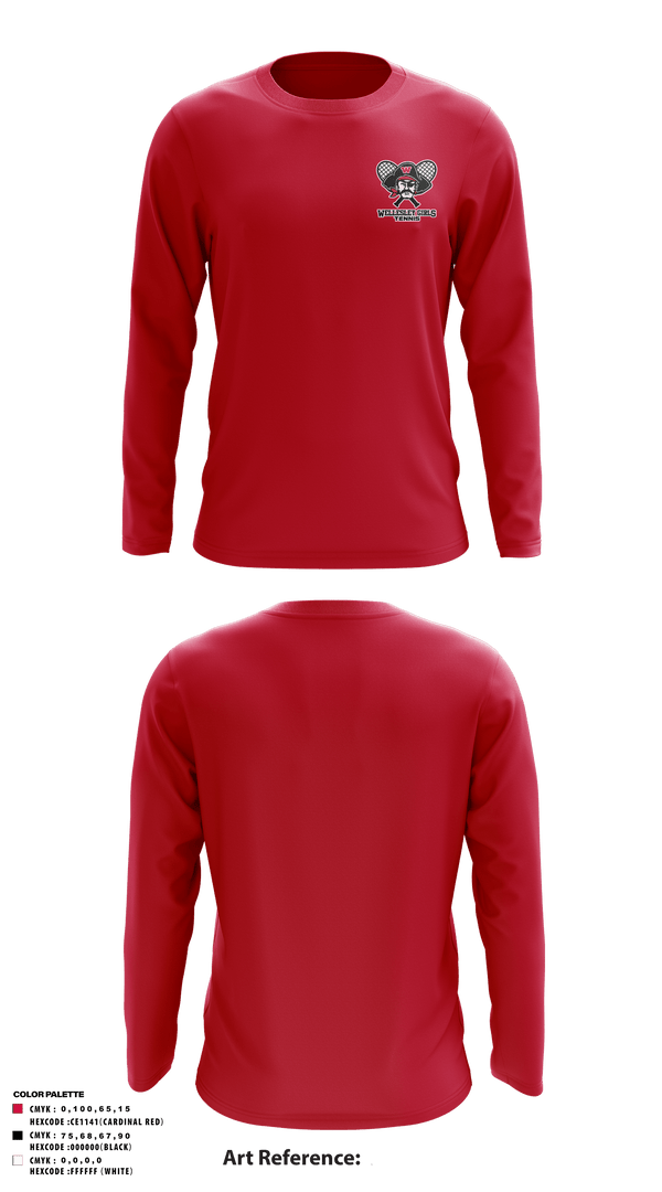 Long Sleeve Performance Shirt, wellesley girls tennis, Tennis, Teamtime, Team time, sublimation, custom sports apparel, team uniforms, spirit wear, spiritwear, sports uniforms, custom shirts, team store, custom team store, fundraiser sports, apparel fundraiser