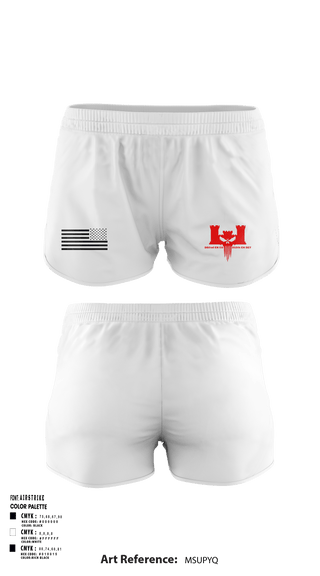 Women's Shorts, 302nd EN CO, Army, Teamtime, Team time, sublimation, custom sports apparel, team uniforms, spirit wear, spiritwear, sports uniforms, custom shirts, team store, custom team store, fundraiser sports, apparel fundraiser