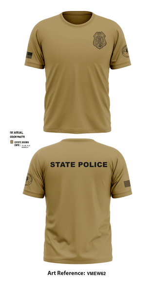 Short Sleeve Performance Shirt, , Police, Teamtime, Team time, sublimation, custom sports apparel, team uniforms, spirit wear, spiritwear, sports uniforms, custom shirts, team store, custom team store, fundraiser sports, apparel fundraiser