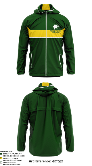 Windbreaker, Arthur P Schalick High School, Spirit Store, Teamtime, Team time, sublimation, custom sports apparel, team uniforms, spirit wear, spiritwear, sports uniforms, custom shirts, team store, custom team store, fundraiser sports, apparel fundraiser