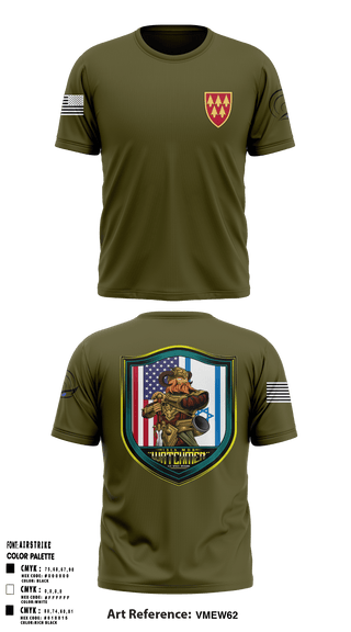 Short Sleeve Performance Shirt, 13TH Missile Defense Battery, , Teamtime, Team time, sublimation, custom sports apparel, team uniforms, spirit wear, spiritwear, sports uniforms, custom shirts, team store, custom team store, fundraiser sports, apparel fundraiser