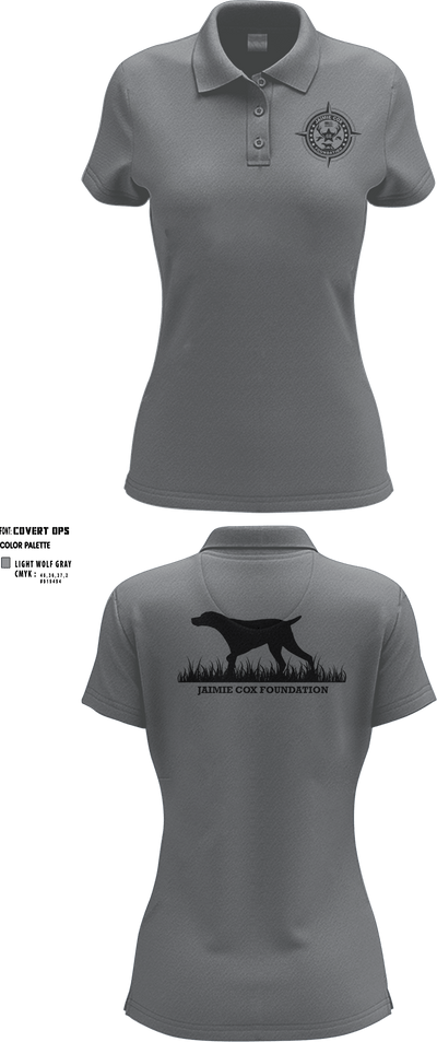 Jaimie Cox Foundation 83768320 Women's Short Sleeve Performance Polo  - 1